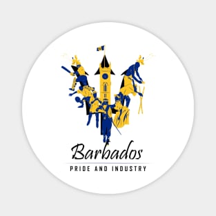 Barbados | Pride and Industry Magnet